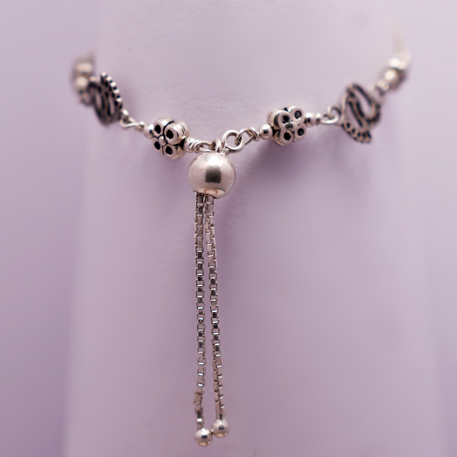 Sterling Silver Traditional Anklet - Image 6