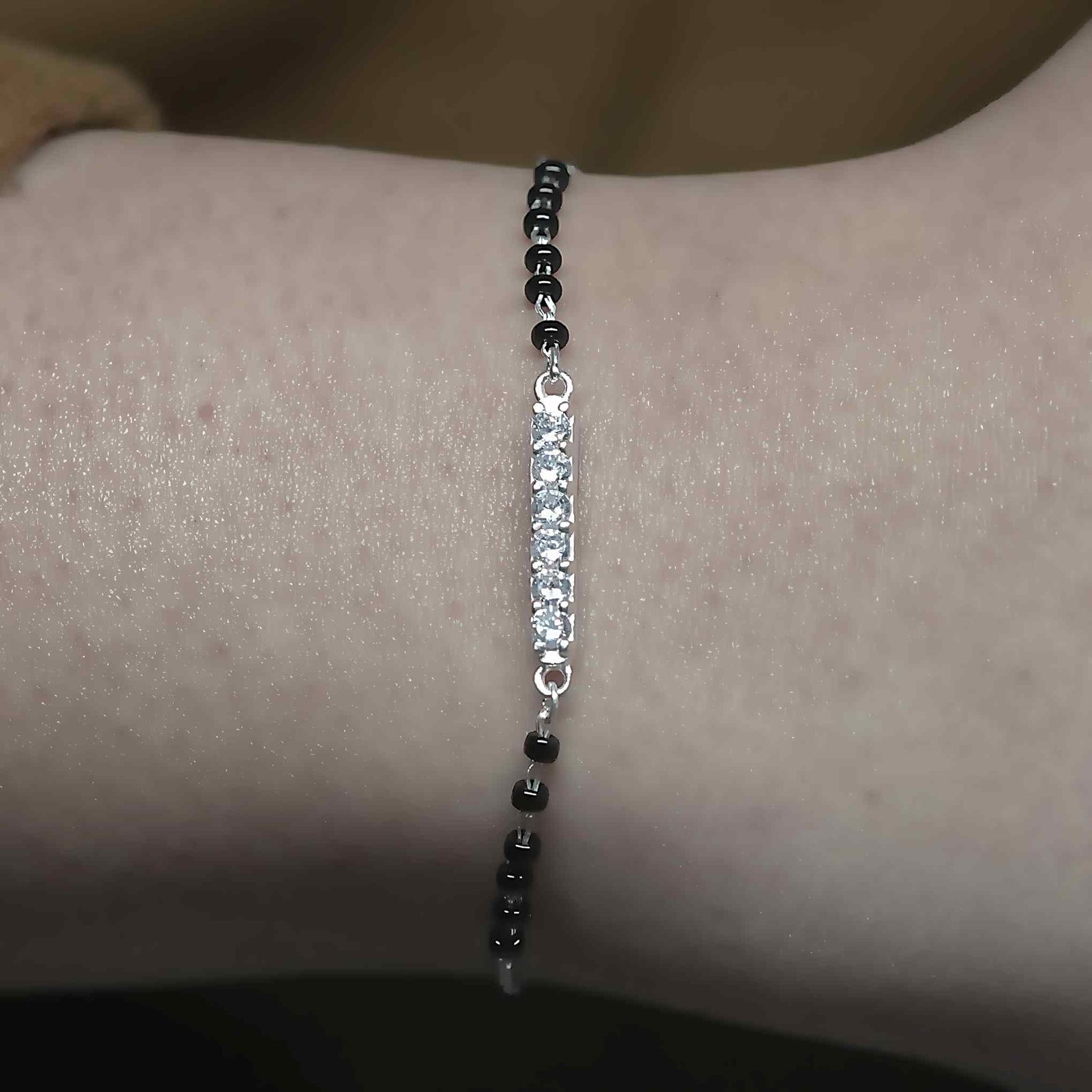 Silver Modern AD Bracelet