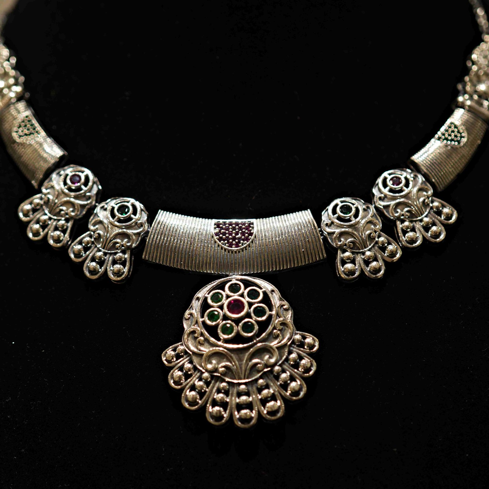 Silver Modern AD Pendant