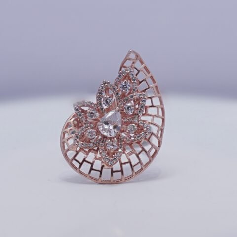 Silver Modern AD Ring